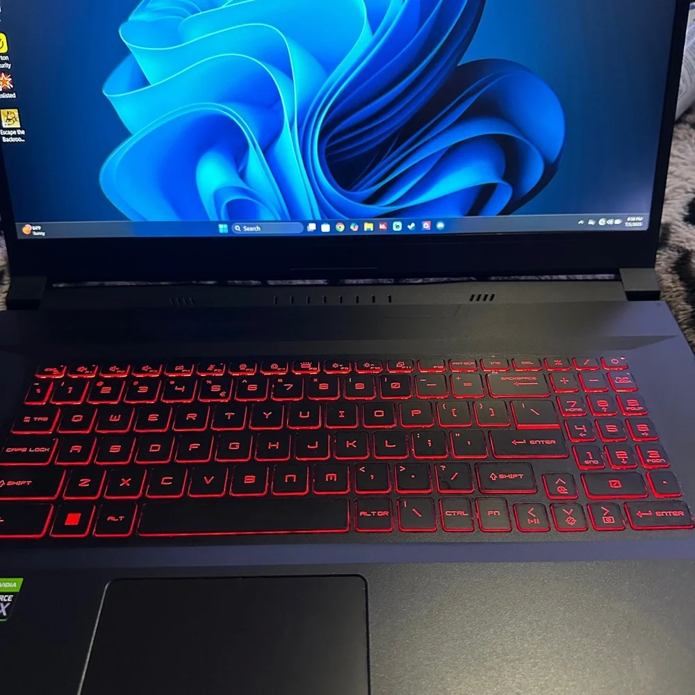 MSI Sleek Black Laptop